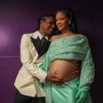 A$AP Rocky Sweetly Cradles Rihanna's Baby Bump Backstage at the Oscars