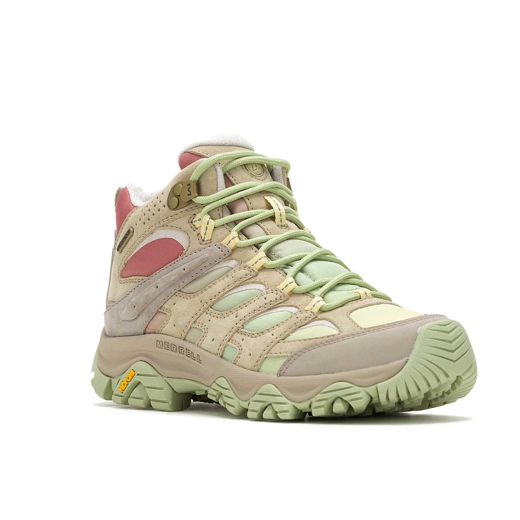 Merrell Women's Moab 3 Vista Mid Waterproof Hiking Shoes ($170)
Designed for adventurous souls, the Moab 3 Vista Mid Waterproof hiking boots are here to elevate your outdoor gear game. Whether you're tackling light, moderate, or more rugged trails, these hiking boots will keep your feet comfortable and protected from the elements. Standout features include a waterproof outer membrane, abrasive-resistant qualities in the heel and toe cap, and a cushioned footbed.
Editor Quote: "These are my new go-to hiking boots. They're durable enough for a variety of different terrains, from trails with inclines in the mountains to light scrambling within Calico Hills at Red Rock Canyon in Las Vegas. Most hiking boots can look dull and drab, but these colors are subtle yet cute, and they just make you want to get outside." — Jade Esmeralda, former staff writer
