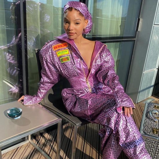 Chloe x Halle's Futuristic Chrome Balmain Jumpsuits | Photos