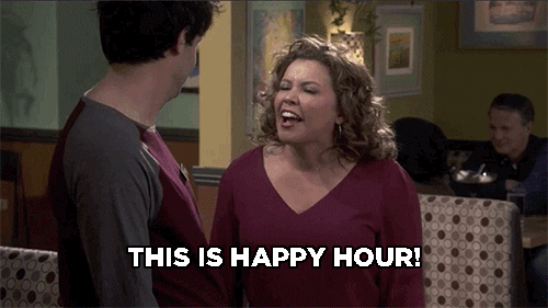 When a coworker points out it's too early to be drinking.