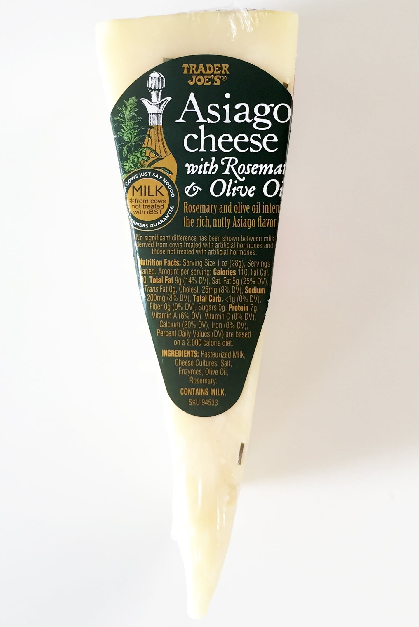 Trader Joe S Asiago Cheese With Rosemary And Olive Oil A Ranking Of The Absolute Best Cheeses From Trader Joe S All Right Here Popsugar Food Photo 34