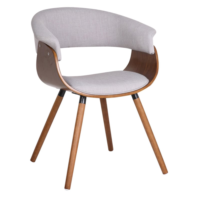 !nspire Mid Century Side Chair With Wood Legs