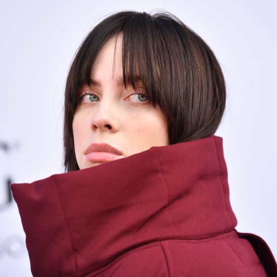 See Billie Eilish's Black Hair Color and Micro Bangs