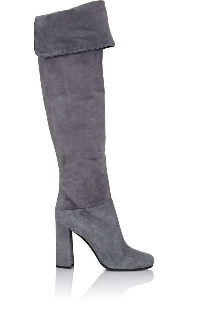 prada over knee boots