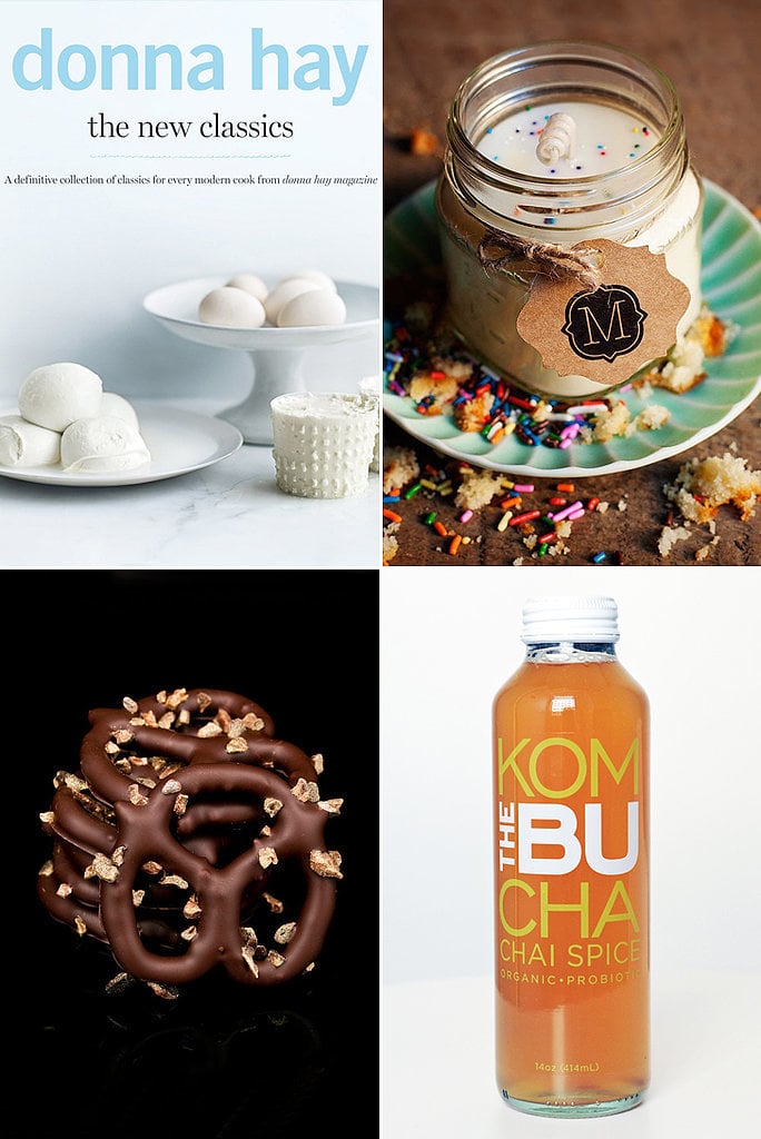 If loving pumpkin spice everything makes us basic, then so be it. This month's POPSUGAR Food picks include the cream of the pumpkin crop as well as the fanciest chocolate-covered pretzels we've ever seen, a drop-dead-gorgeous cookbook you'll actually cook out of, a birthday-cake-scented candle (because, why not!?), and much more.