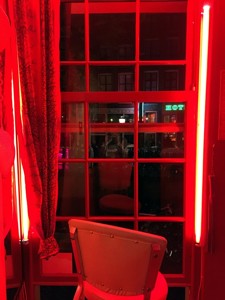 Find out what the red-light district is actually about at the Museum of Prostitution.