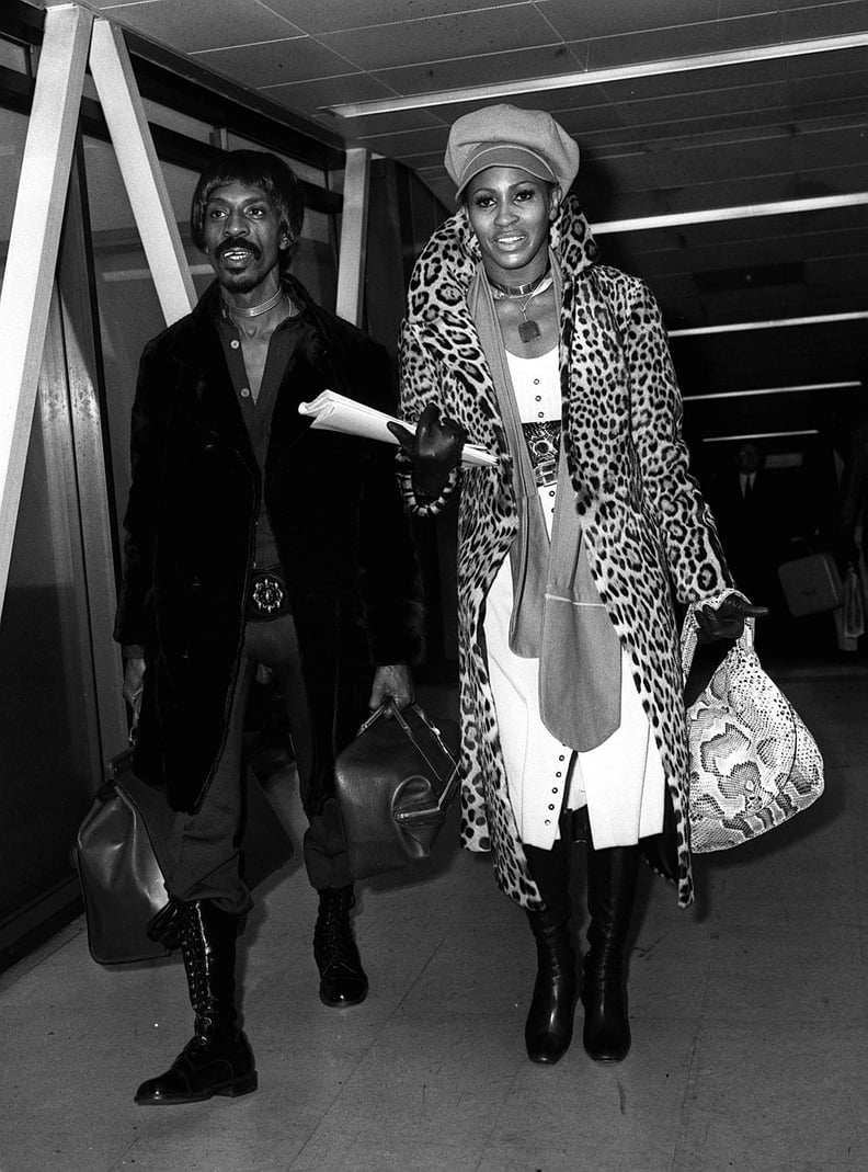 Tina Turner Arriving in London in 1971