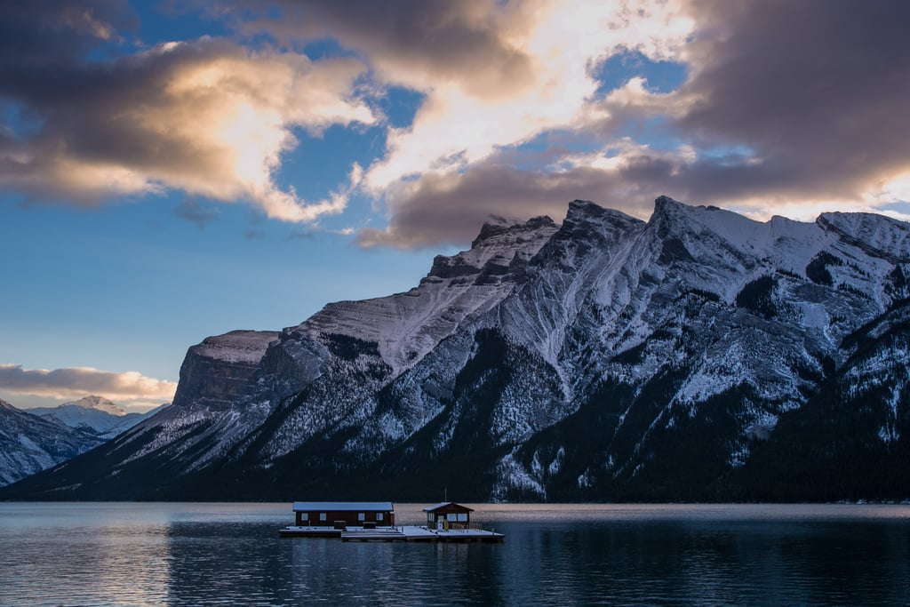 Winter came early in Banff Springs, Canada, which saw snowfall at the start of November.