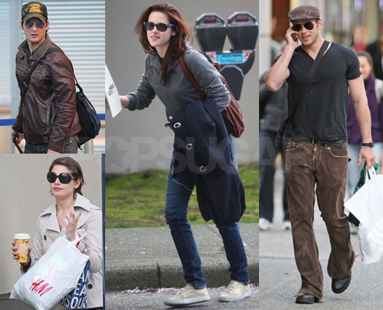 Exclusive Photos Of Kristen Stewart Peter Facinelli Kellan Lutz Ashley Greene Of New Moon Popsugar Celebrity