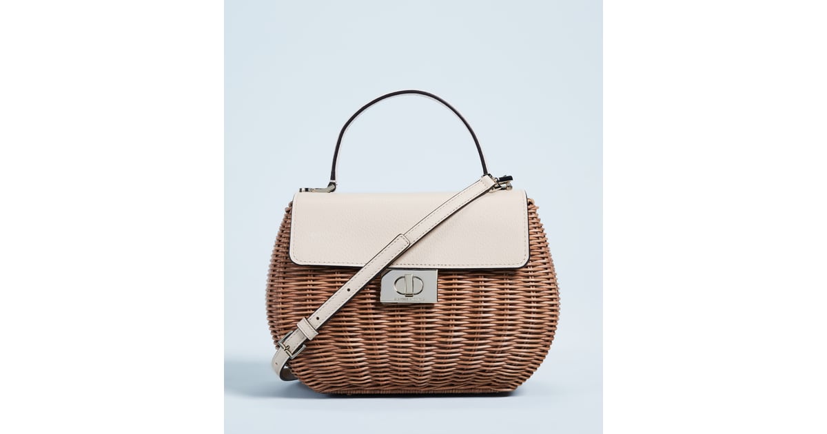 Kate Spade Straw Justina Satchel Best Straw Bags 2018 POPSUGAR