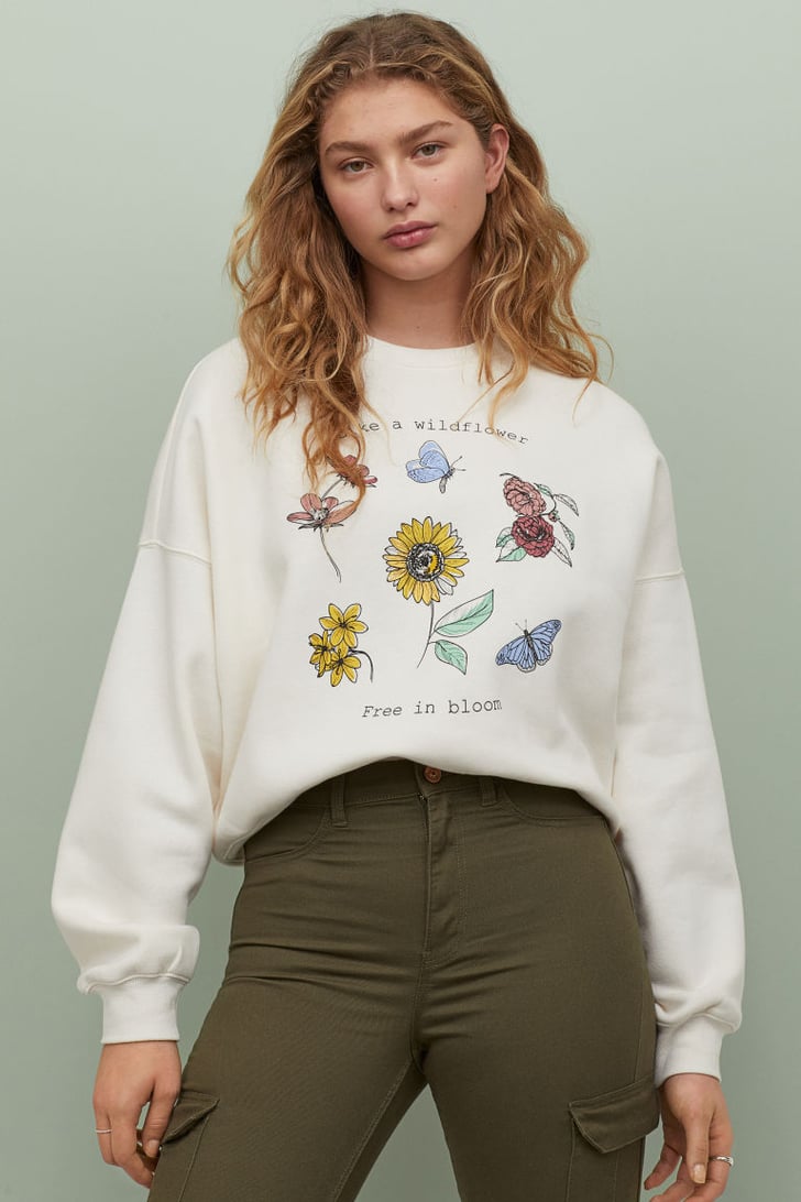 Boxy sweatshirt h&m clearance