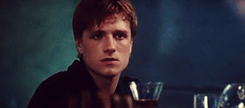 She loves teasing Josh Hutcherson about Peeta's obsession with Katniss.
