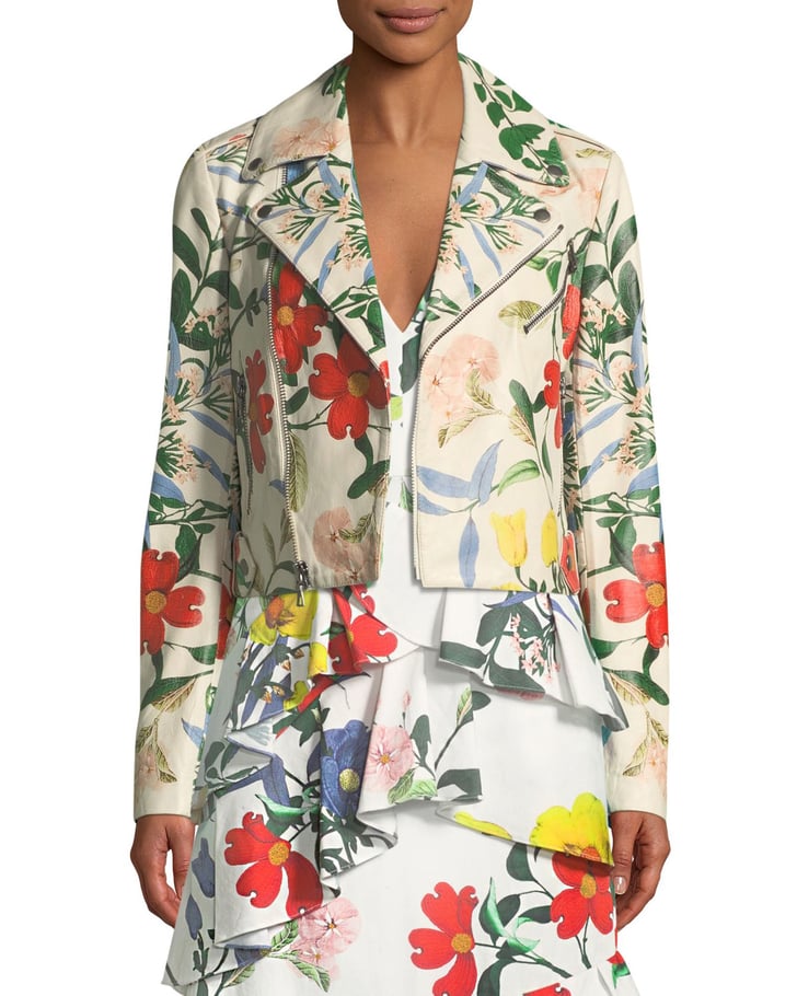 Alice and olivia online cody leather jacket