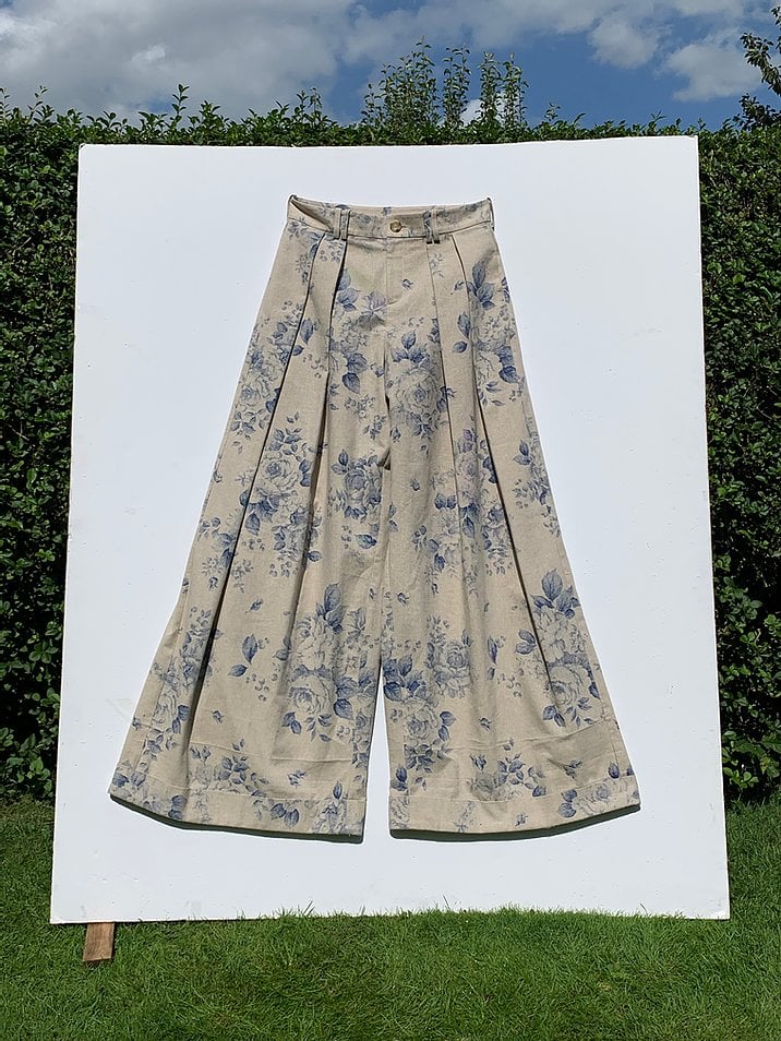 Steven Stokey-Daley's 'Sebastian' Floral Trousers (£320) are unfortunately sold out at the moment, but you can add your name to the designer's mailing list to stay in the know on the next restock.