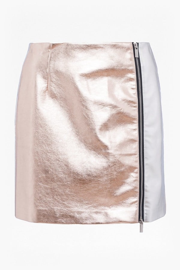 French Connection Audrey Faux Leather Mini Skirt