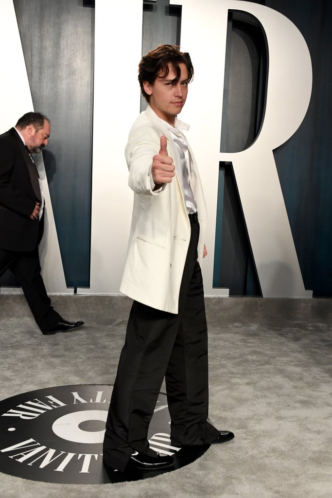 Cole and Dylan Sprouse Suits Vanity Fair Oscars Afterparty