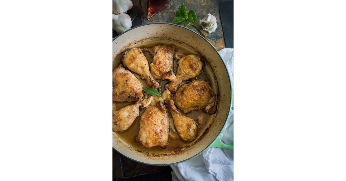 Lyonnaise Garlic Vinegar Chicken Chicken Drumstick Recipes POPSUGAR