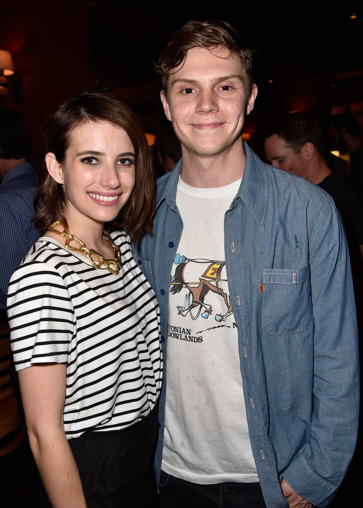 Emma Roberts and Evan Peters