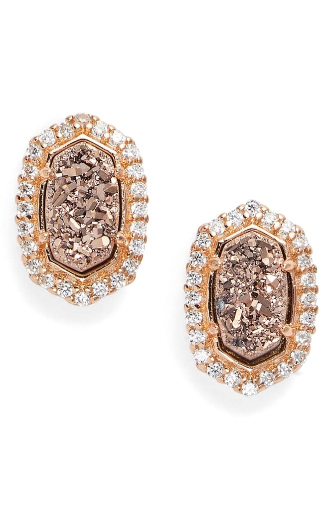 Kendra Scott 'Cade' Drusy Stud Earrings Rose Gold Gift Ideas