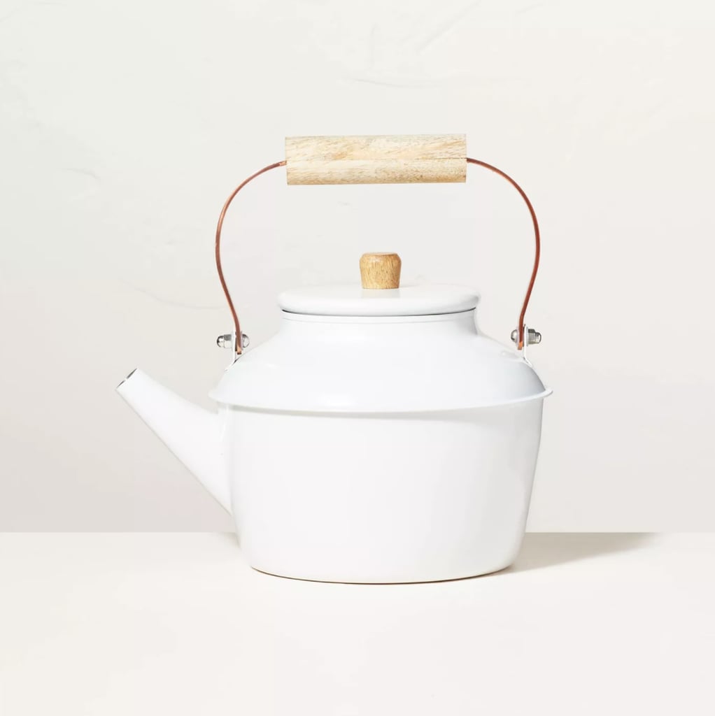 A Minimal Kettle: Hearth & Hand With Magnolia Steel Stovetop Tea Kettle