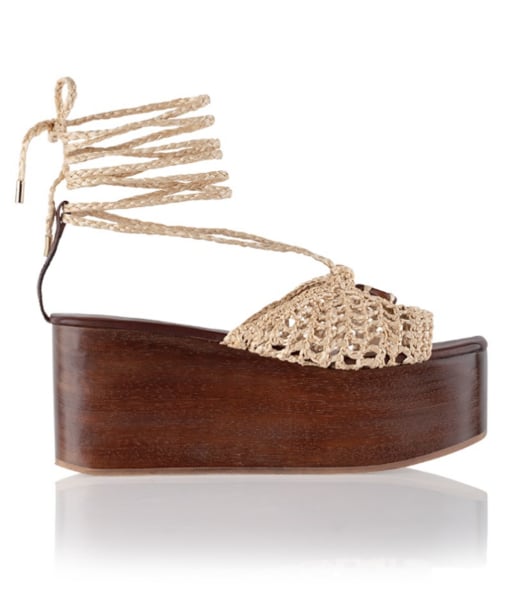 Abbi Flatform in Raffia