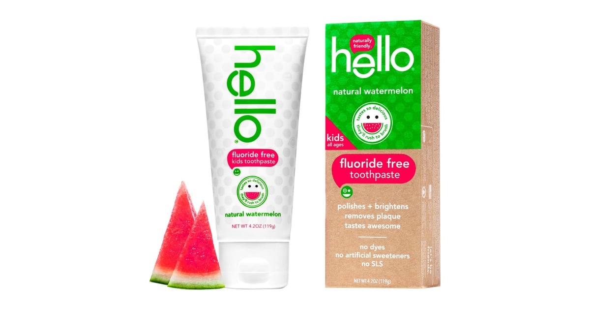 Hello FluorideFree Watermelon Toothpaste Best Natural Baby Products