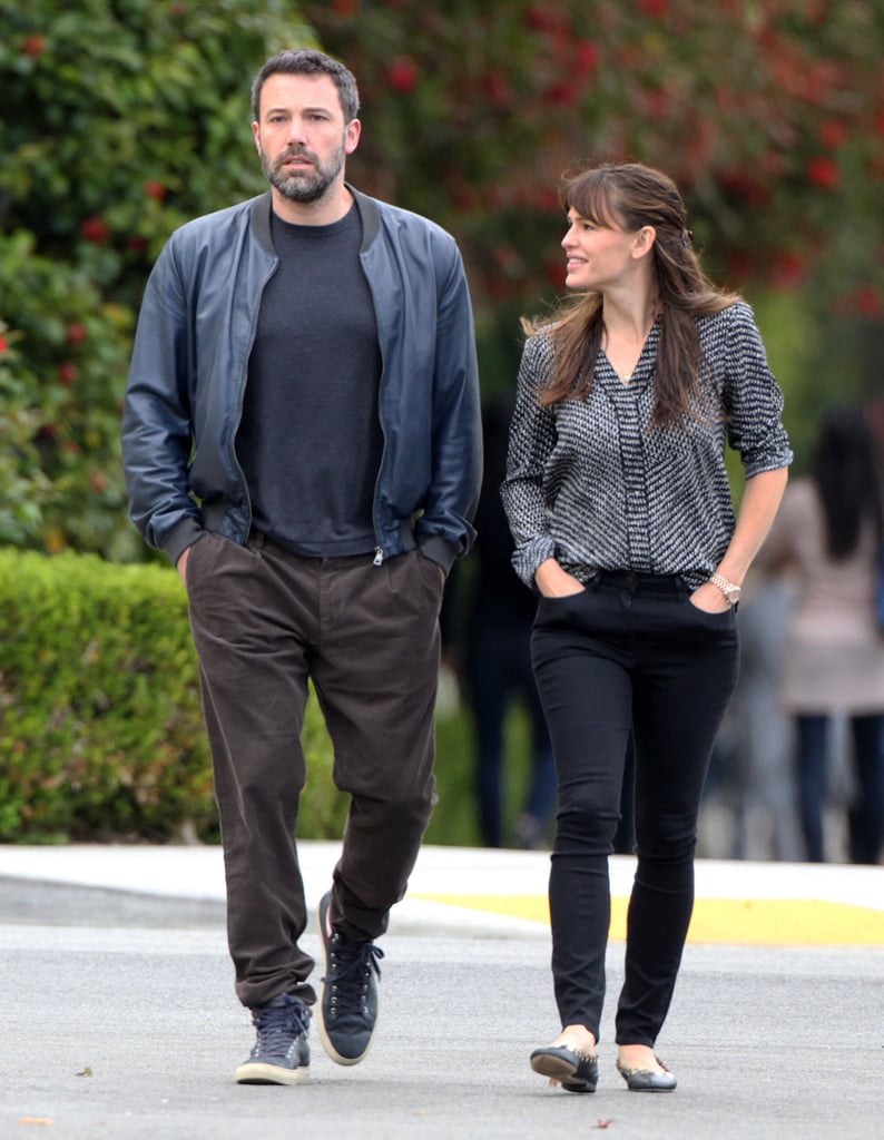 Ben Affleck and Jennifer Garner Walking Together