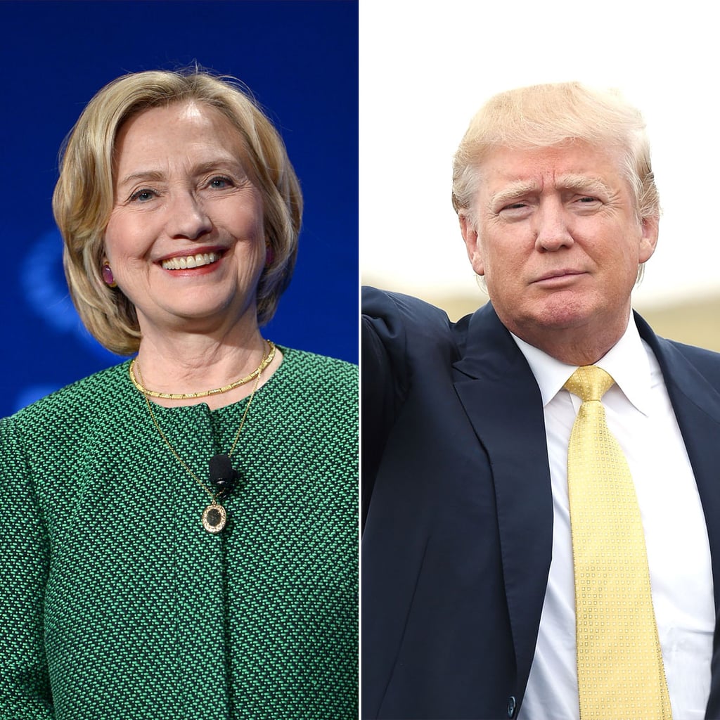 Hillary Clinton and Donald Trump as BFFs