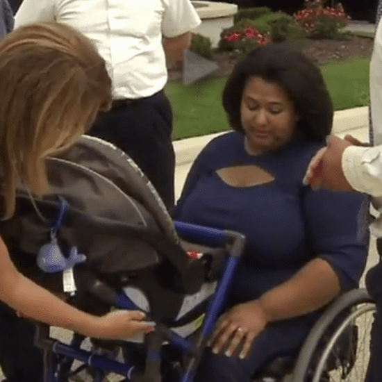 High School Student Invents Stroller For Moms in Wheelchairs