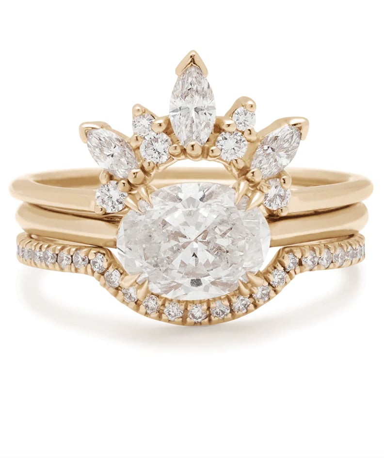 Unique Anna Sheffield Bea Suite No. 20 Gold Engagement Ring