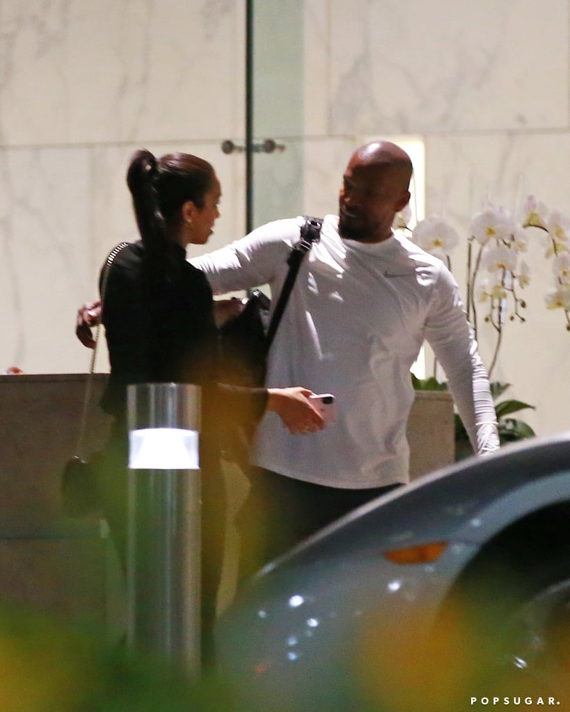 Katie Holmes With Corinne and Jamie Foxx in LA April 2019