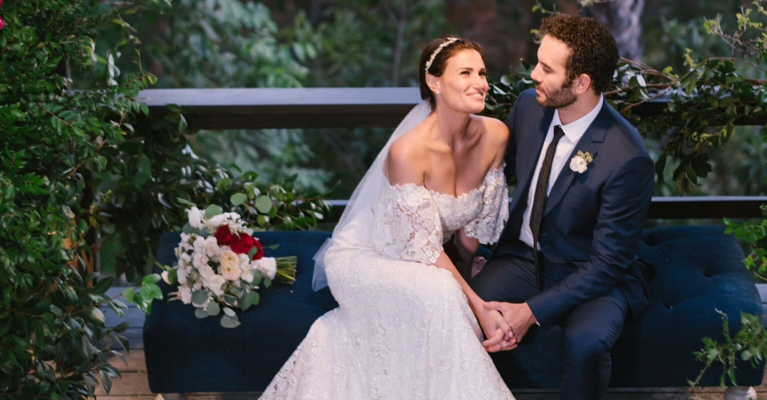 Idina Menzel's Carolina Herrera Wedding Dress PS Fashion