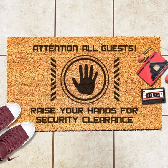 Hand Scan Doormat