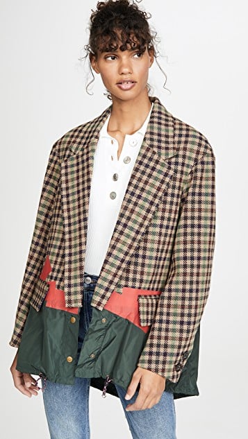 Kolor Oversized Check Blazer