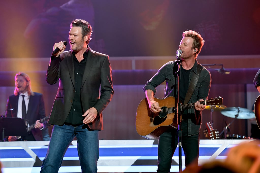 Blake Shelton and Miranda Lambert at ACM Honors 2016