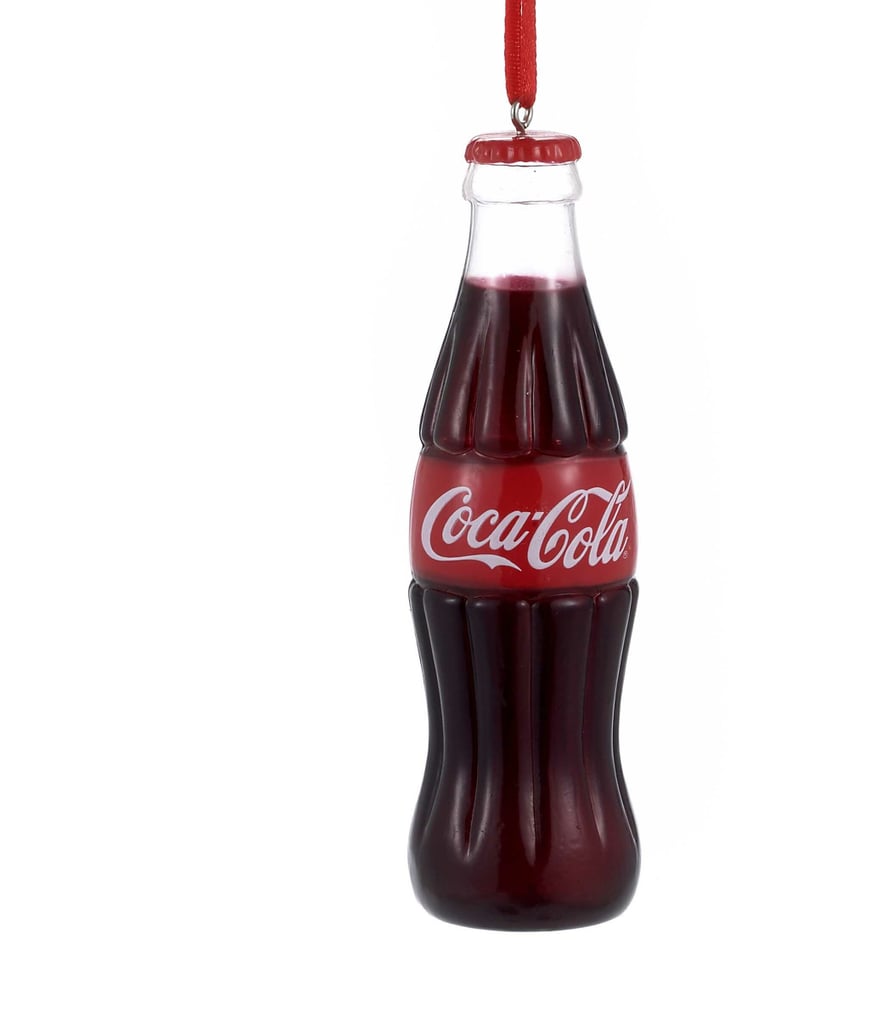 Coca-Cola Blow Mold Bottle Hanging Figurine Ornament