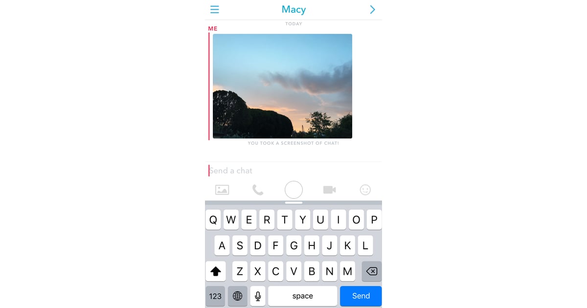 Then, save or unsave the photo in the chat. How to Send Photos From