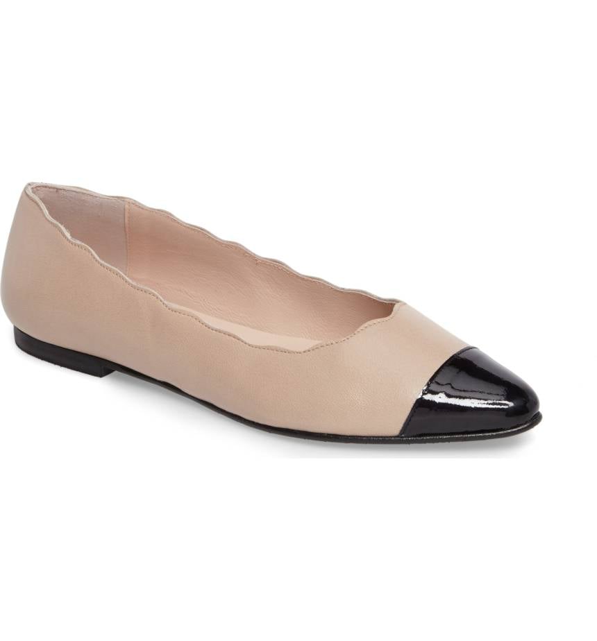 Patricia Green Scalloped Flat