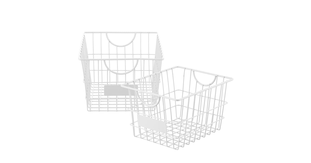 White Wire Storage Baskets Smart and Affordable Ways to Organise Your