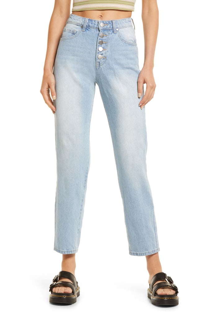 BP. High Waist Button Fly Mom Jeans