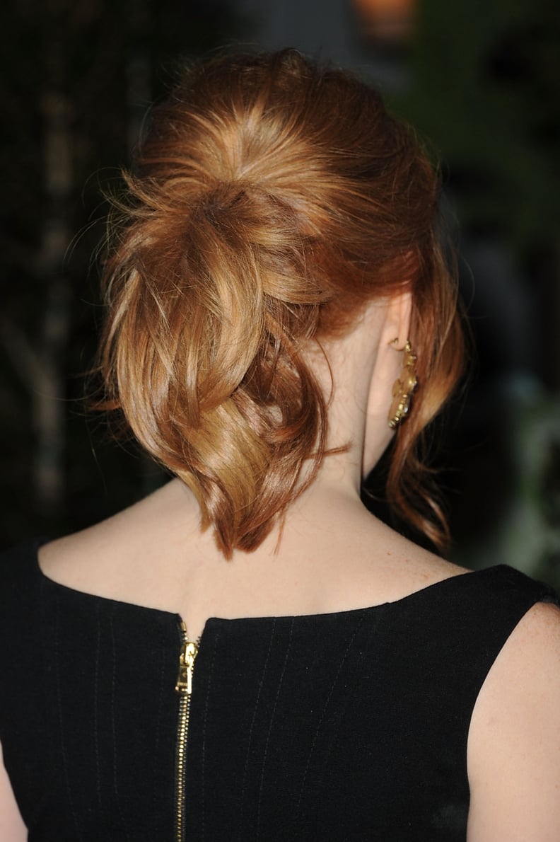 Jessica Chastain With Ponytail in 2011