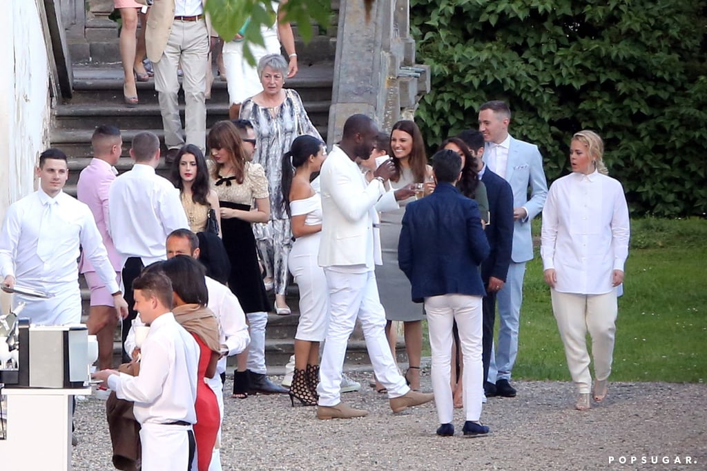 Kim and Kanye Attend a Wedding in Prague During Honeymoon