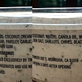 Trader Joe's Vegan Ranch Dip Ingredients