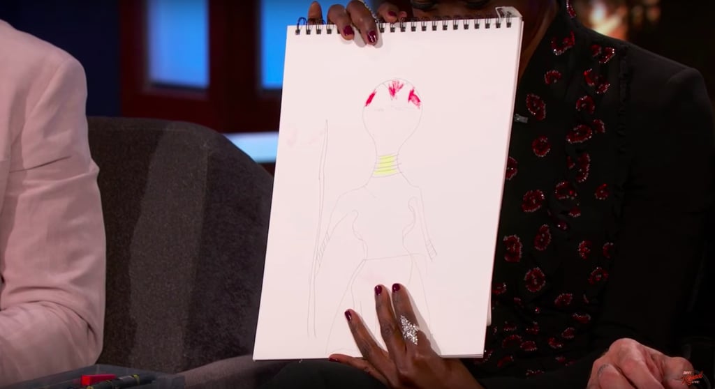 Danai Gurira's Drawing of Okoye