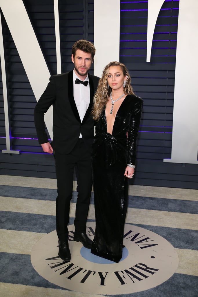 Miley Cyrus and Liam Hemsworth at 2019 Oscars Afterparty