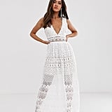 shona joy core knot draped dress