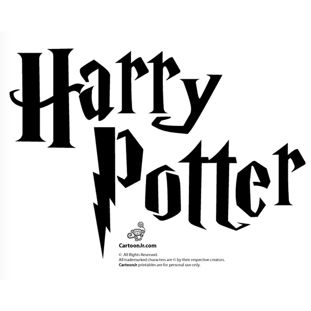 Harry Potter Lettering Variations Free Harry Potter Pumpkin Templates