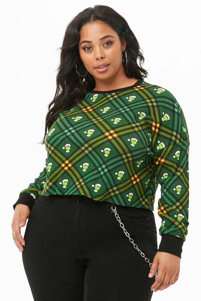 The Grinch Thermal Plus-Size Top
