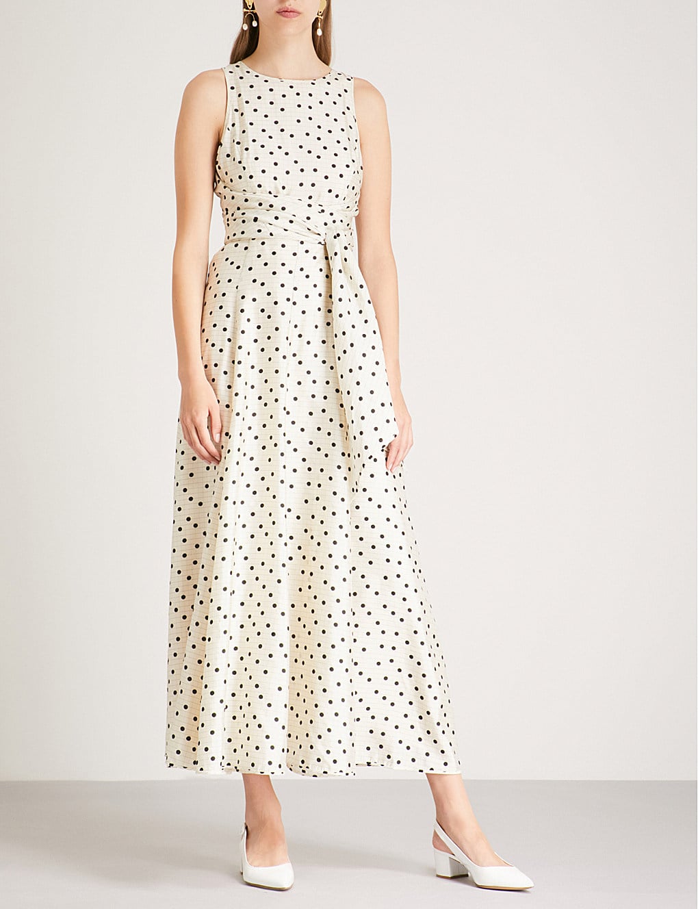 Dvf polka hot sale dot dress