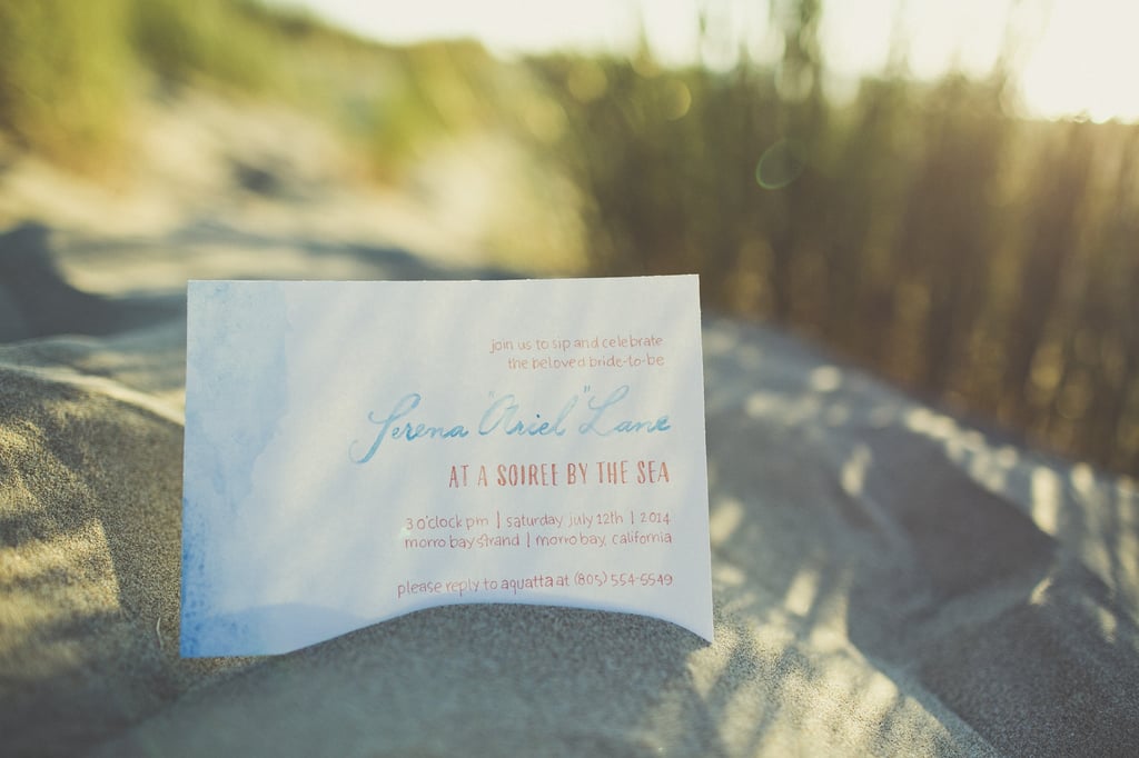 Mermaid-Themed Beach Bridal Shower Mermaid-Themed Beach Bridal Shower